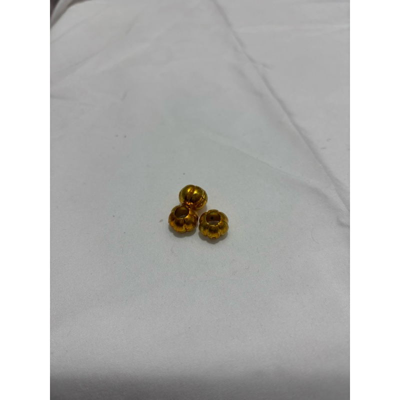 STOPPER TALI BULAT / LOBI LOBI EMAS / STOPPER TALI KUR UJUNG EMAS