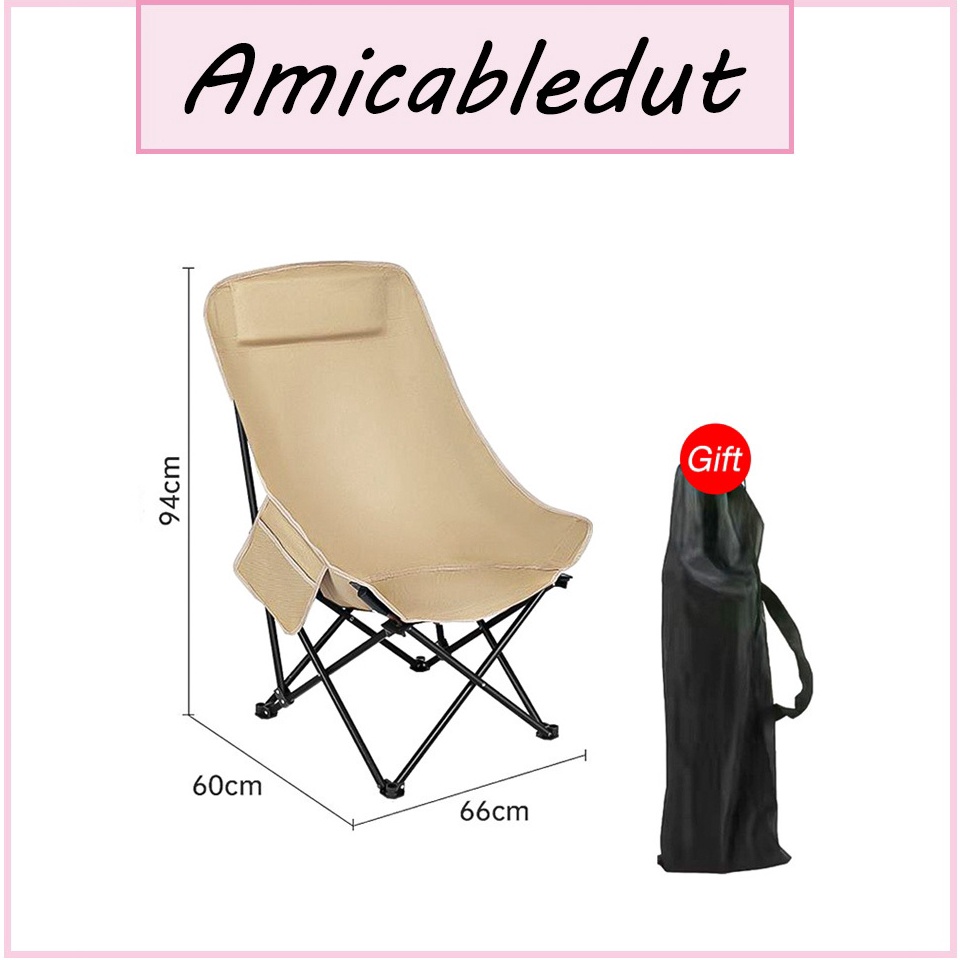 KODE W78P Amicabledut Kursi Lipat Outdoor Kursi Lipat Portable Kursi Kursi Santai KainOxford Bangku 