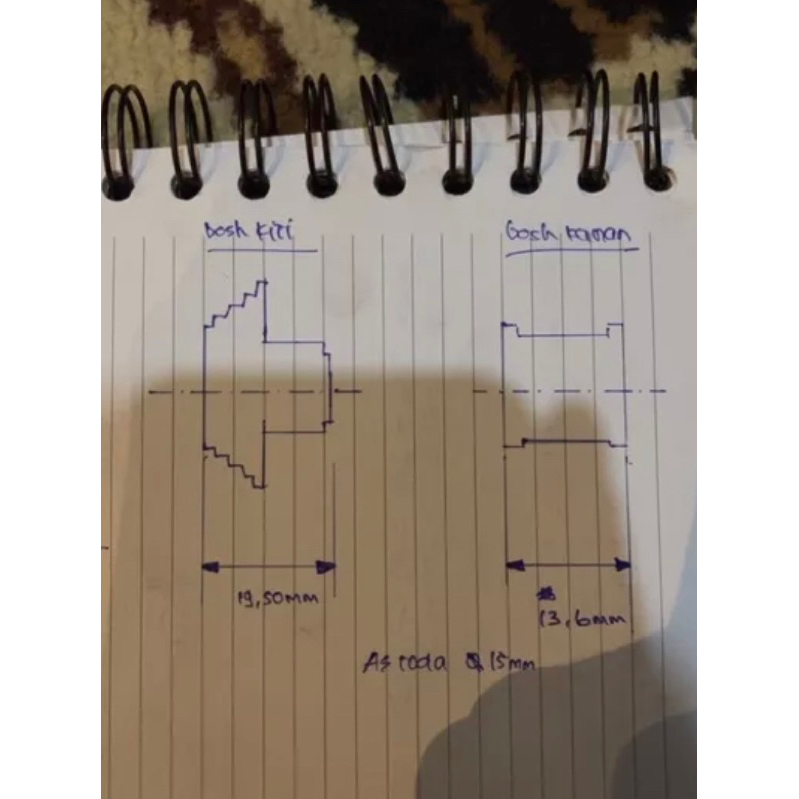 bosh belakang stainless tromol dt napger jupiter tutup kampas bajaj pnp Arm w175 As 15