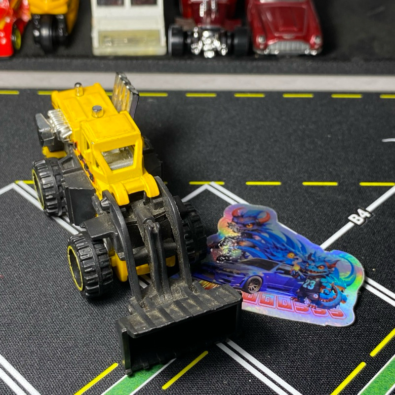 HOT WHEELS LOOSE WHEEL LOADER YELLOW/KUNING-CITY SERIES