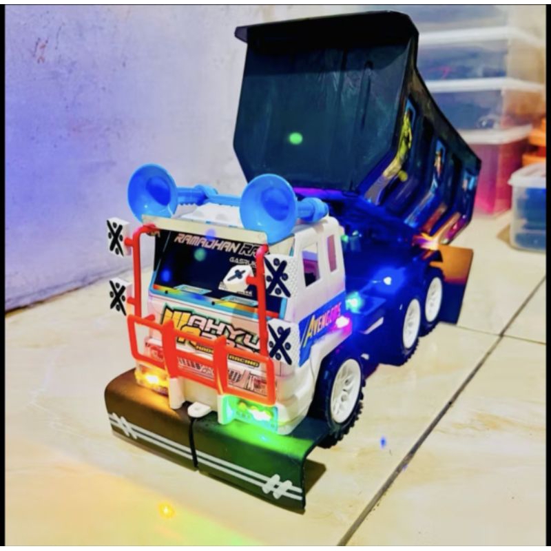 [COD] Truk Modifikasi Mobil plastik Truck Mainan Truk pasir TTP02 Avenger