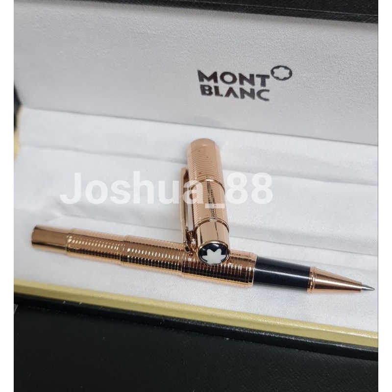 

Pulpen Mewah Exclusive Bolpoint Montblanc Colloseum Montana Rose Gold Premium
