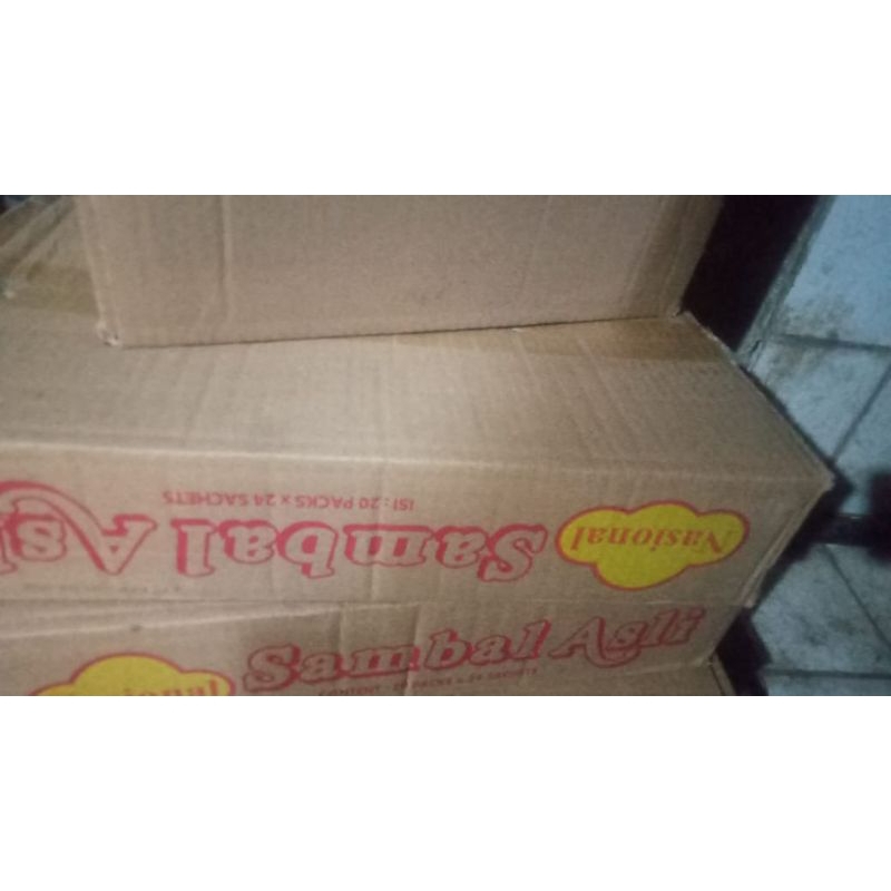 

Saus Sambal Nasional 1 dus isi 20 pack