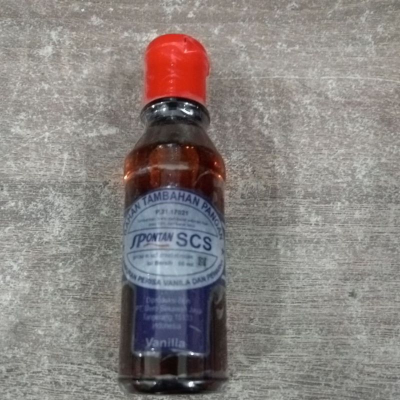 

Spontan SCS perisa vanila dan pewarna