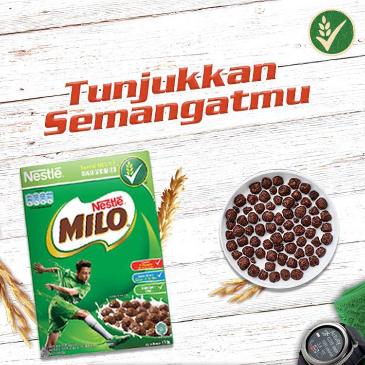

Milo Cereal Kemasan Box 170 gr - Gandum Utuh Dengan Rasa Coklat Yang Lezat - Sarapan Bergizi