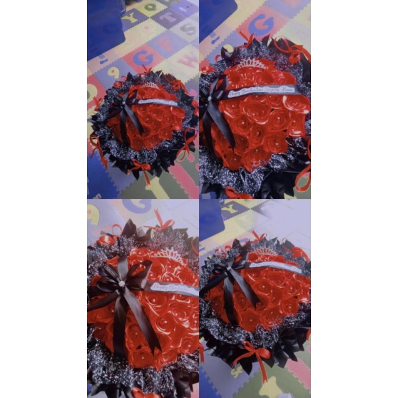 

Bucket Bunga pita satin Wisuda Lamaran Anniversary Ultah Valentine