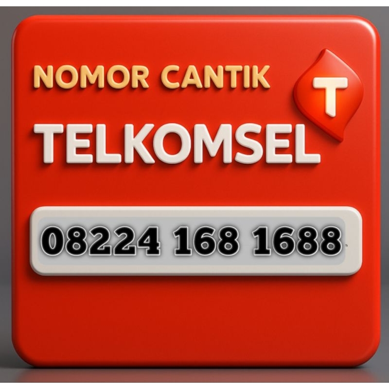Nomor Cantik Telkomsel Prabayar Simpati Hoki 168 168 1688 Super