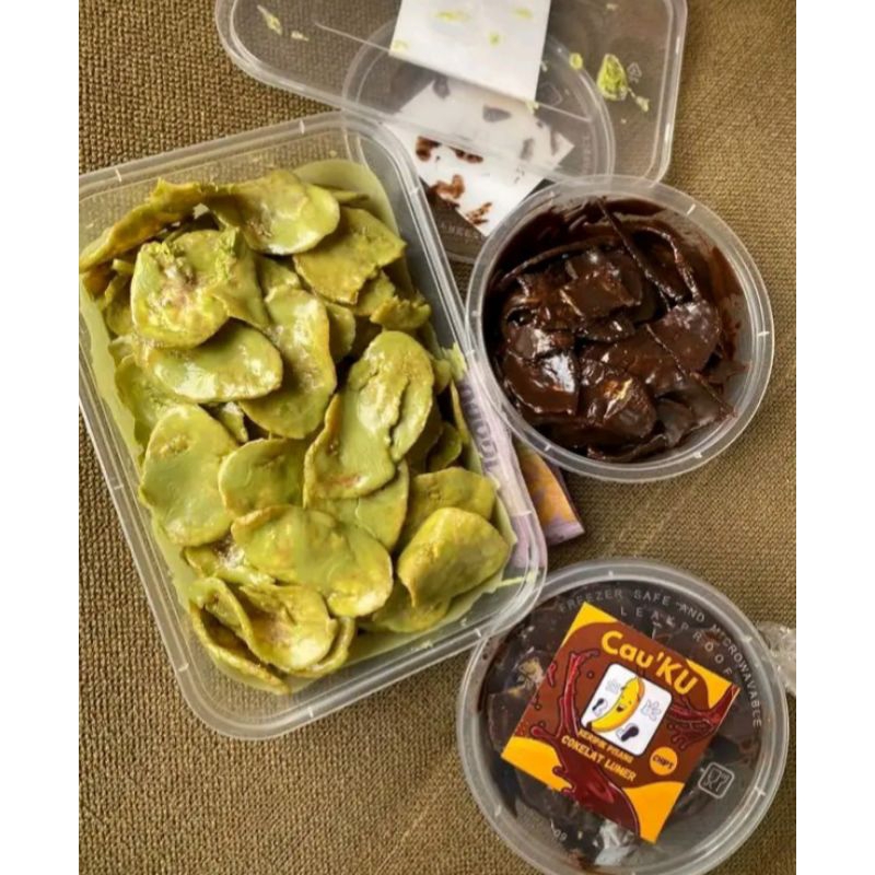 

Kripik pisang coklat lumer