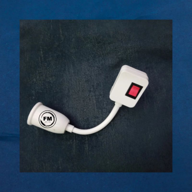 [GROSIR MURAH] Colokan Lampu Fleksibel Saklar ON OFF | Fitting E27 Leher Lentur Lampu Dinding