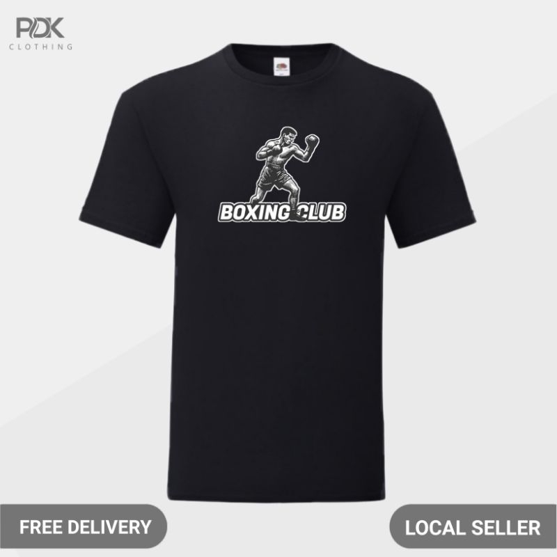Kaos Pria Baju Boxing Club Tinju