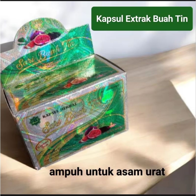 Kapsul Sari Buah Tin Asli Kemasan Baru