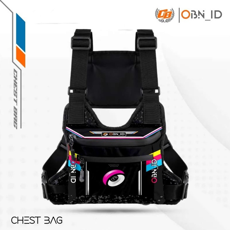 KODE U69T new rainbow chest rig bag tactical tas pelindung dada tas rompi pria keren murah tas terba