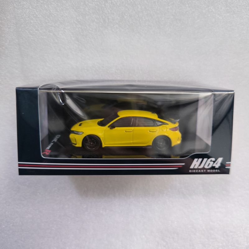 HOBBY JAPAN 1/64 HONDA CIVIC TYPE R FL5 YELLOW