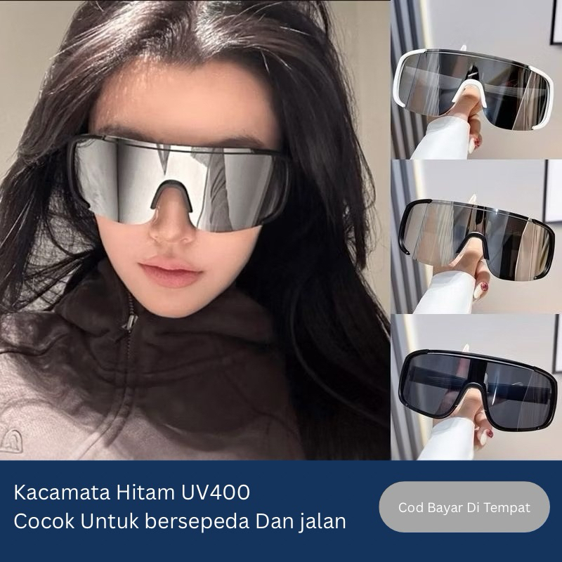 Kacamata Hitam Wanita / Kacamata Sepeda / Kacamata Jalan Keren