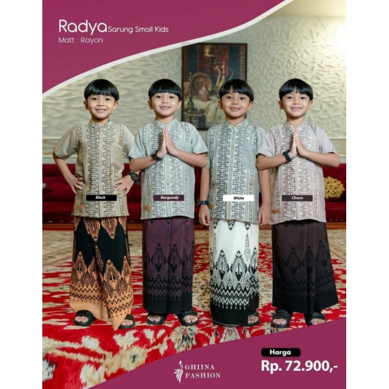 Sarung Anak/Radya Kids/Ghiina Fashion