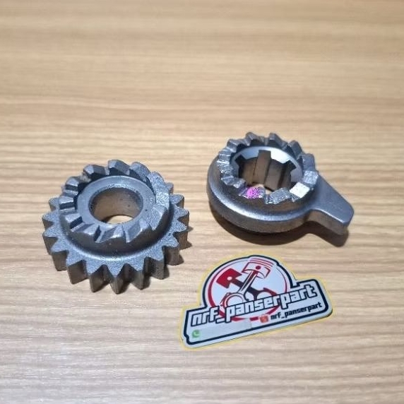 GIGI SLAH SMASH R 110//GEAR SLAHAN/KICK STATER SET +LAWAN GIGI SUZUKI SMASH R SHOGUN 125 SP/FL ARASH