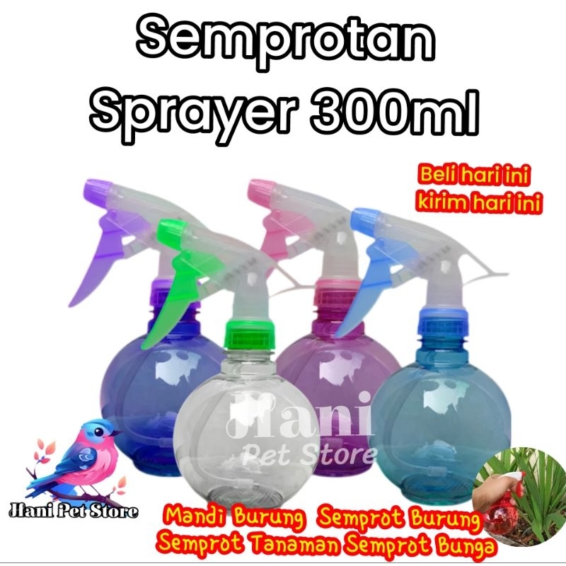 SEMPROTAN BURUNG BULAT 300ml / BOTOL SPRAYER SEMPROTAN TANAMAN