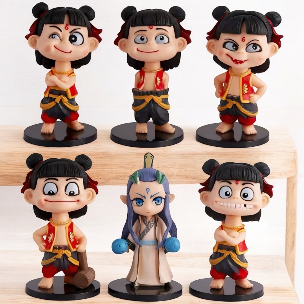 Action Figure Zhensa Nezha ao bing