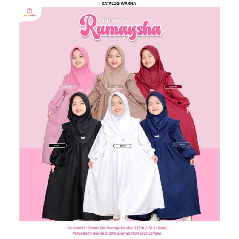 Gamis Set Rumaysha by JILBABKAKAK Gamis Anak Remaja