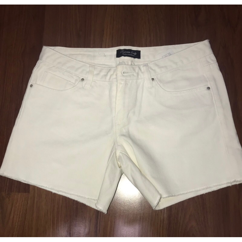 PRELOVED CELANA JEANS / HOT PANTS PUTIH WANITA