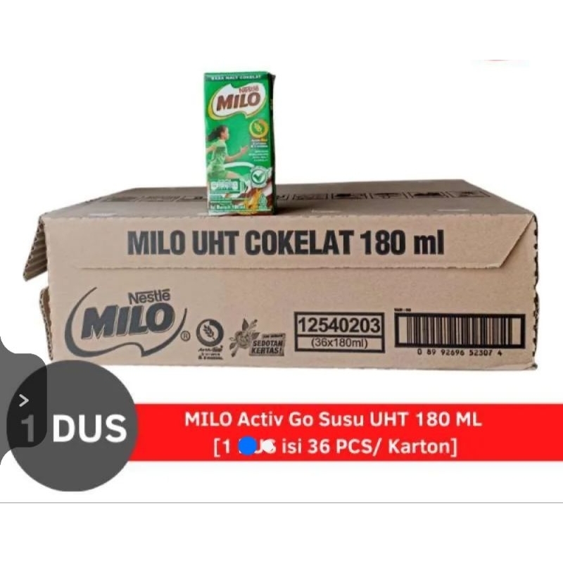 

MILO UHT 180ML ISI 36 PCS