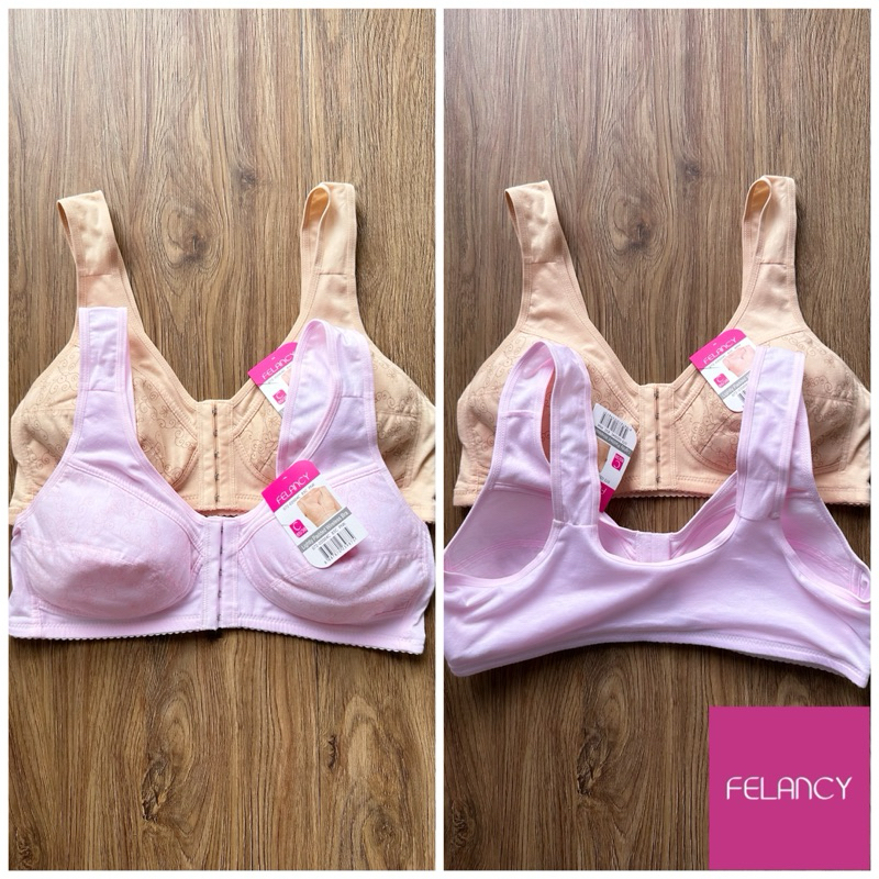 Felancy bra tanpa kawat 72-02004 kancing depan branded