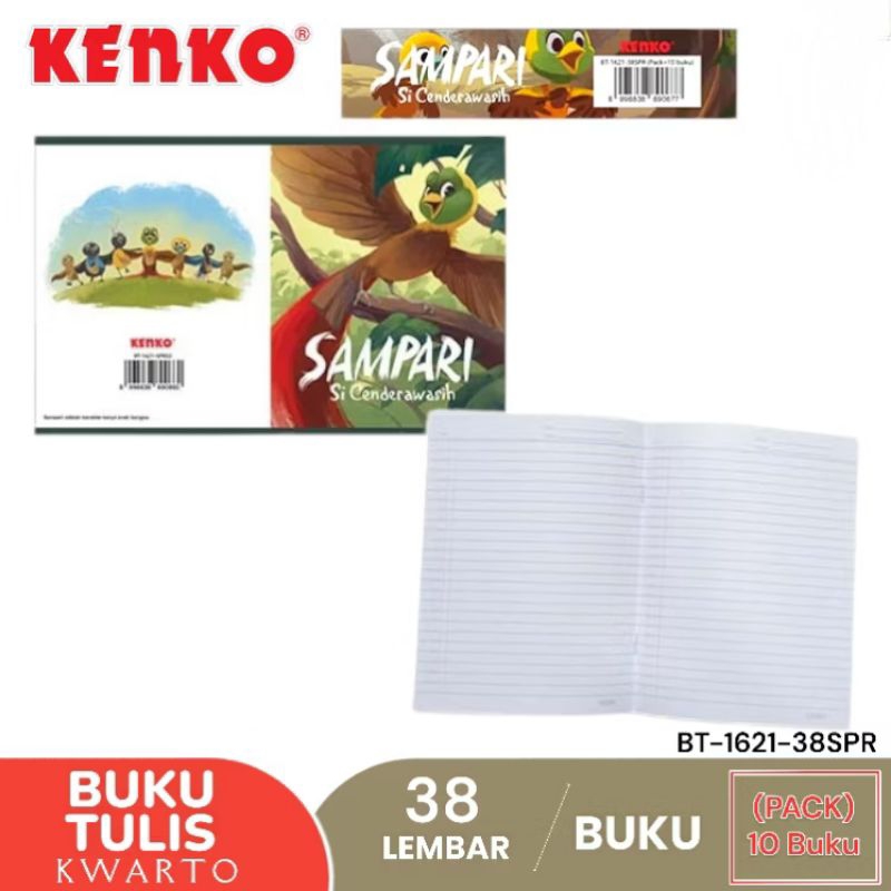 

BUKU TULIS Kwarto 38 Lembar BT-1621-38SPR
