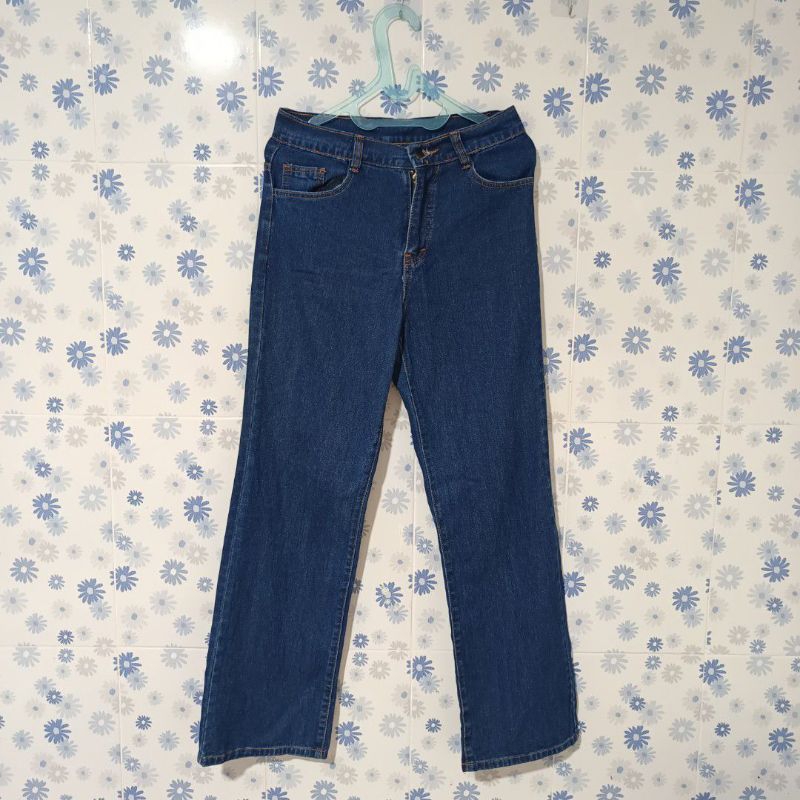 Celana Jeans Kulot Loose Pants Denim Not uniqlo gu zara