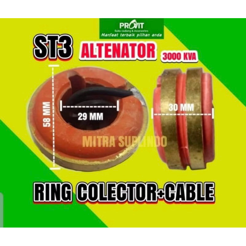 RING KOLEKTOR penampung daya dinamo listrik 3kilo waat