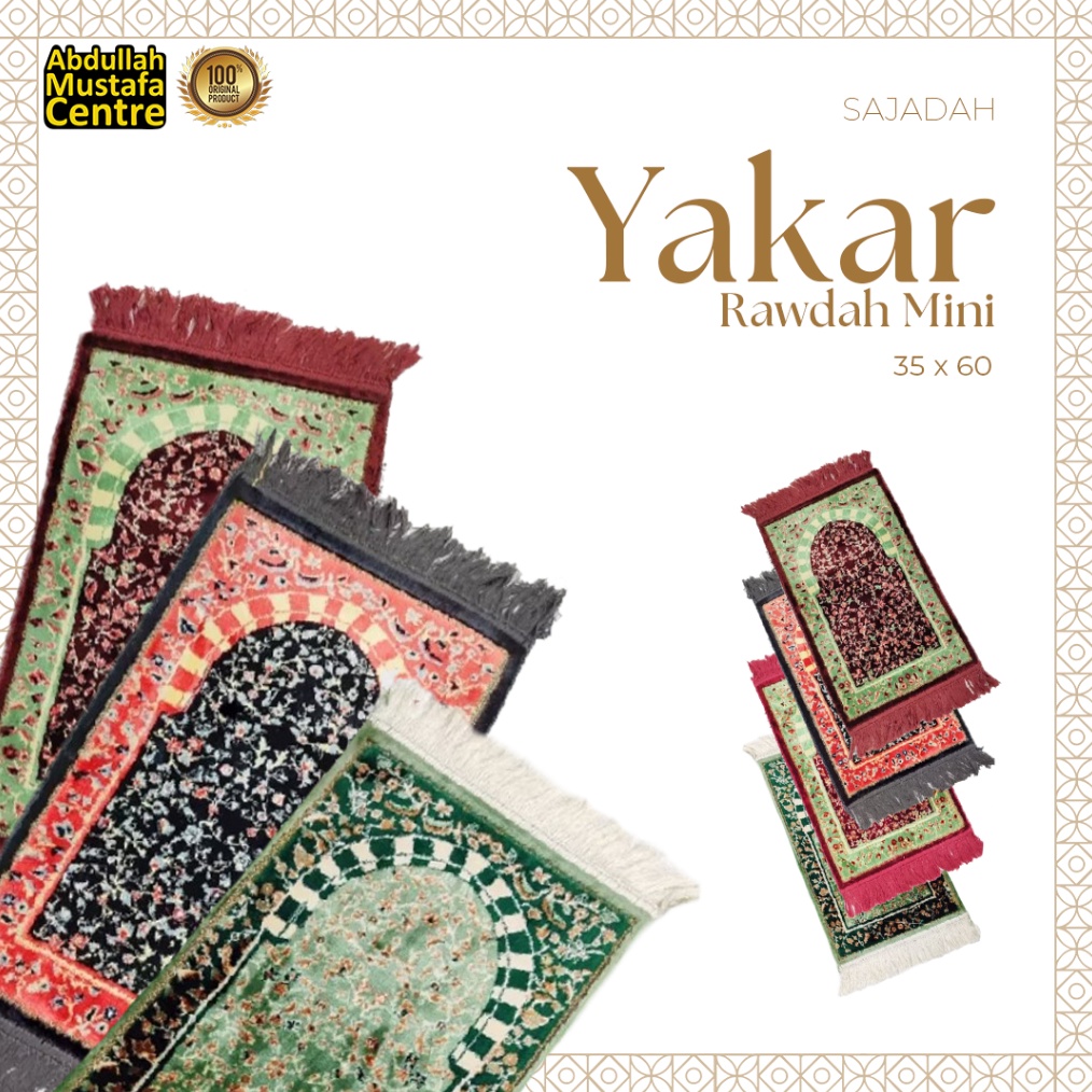 KODE Y58S sajadah exclusive yakar rawdah mini asli turkey  sajadah yakar ruwdah minisajadah rawdah