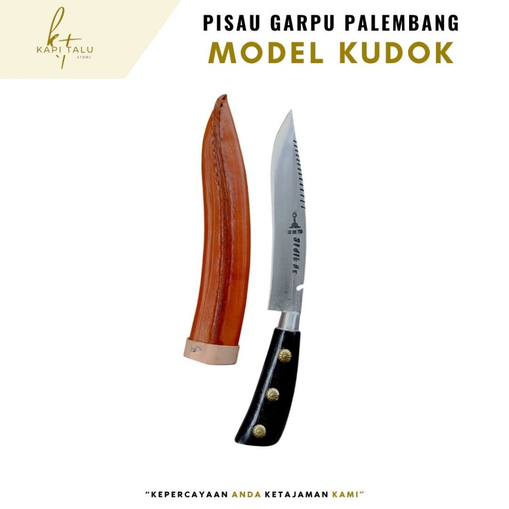 [Kapitalustore] Original Pisau Garpu Palembang Model Kudok 24cm-35cm Per Mobil Berkualitas