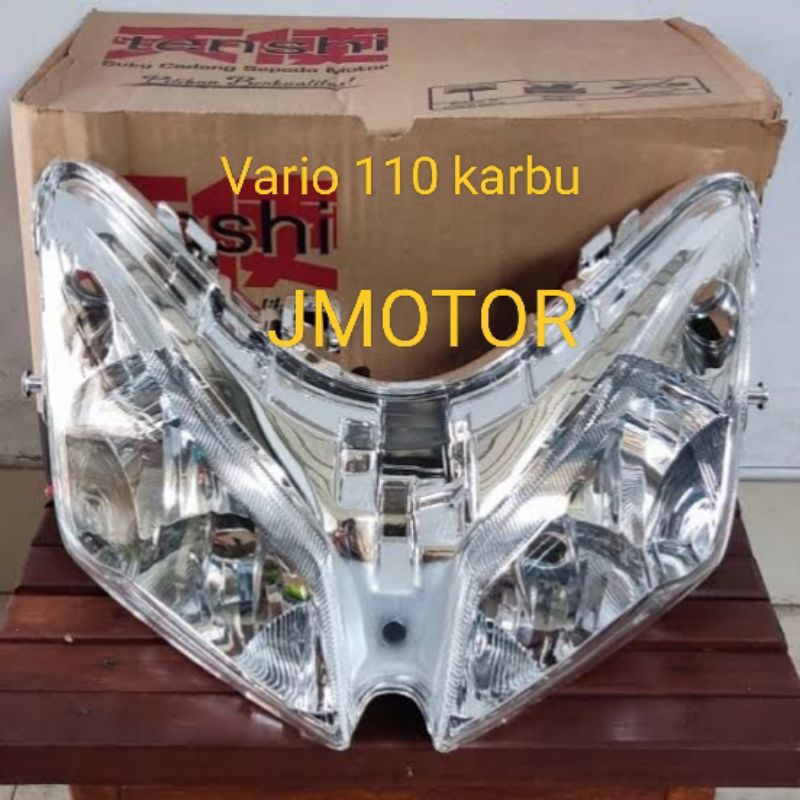 HEADLAMP REFLEKTOR LAMPU DEPAN SET MIKA VARIO 110 KARBU VARIO LAMA