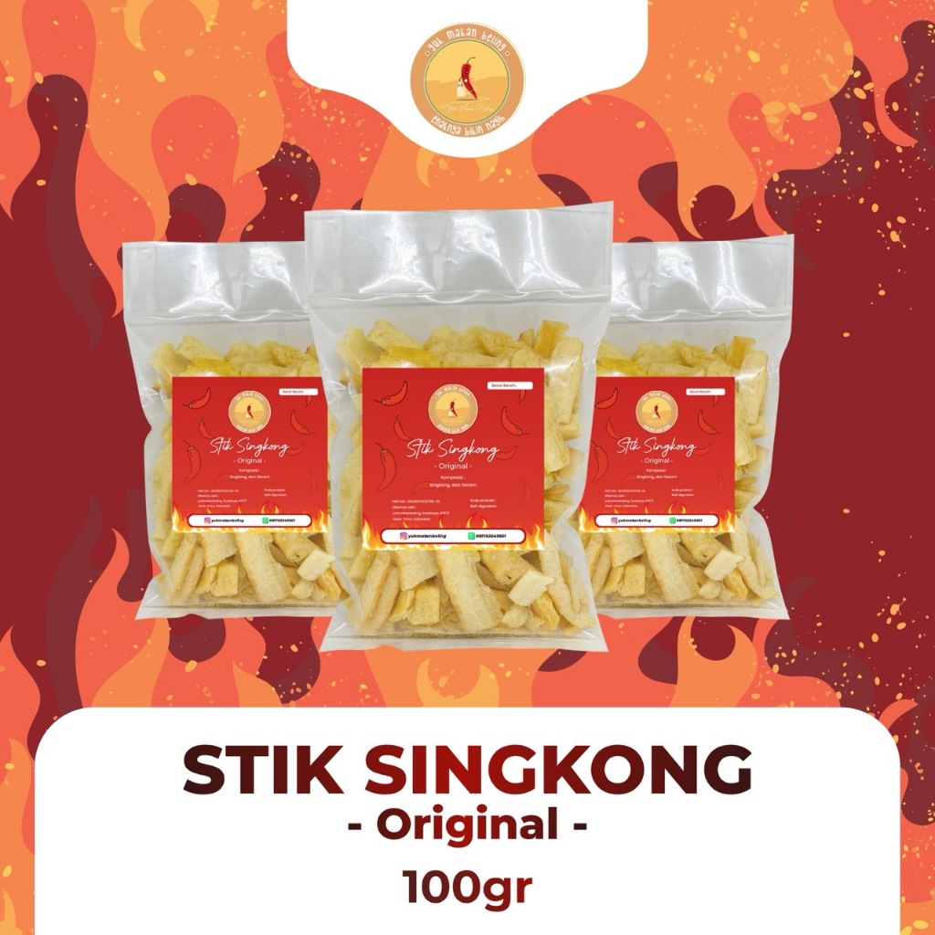 

Stik / Keripik Singkong Original 100gr