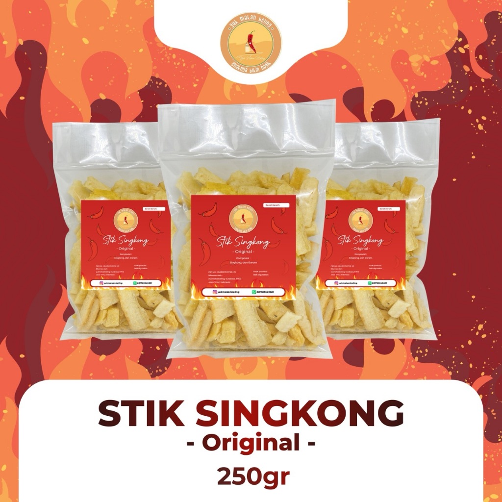 

Stik / Keripik Singkong Original 250gr