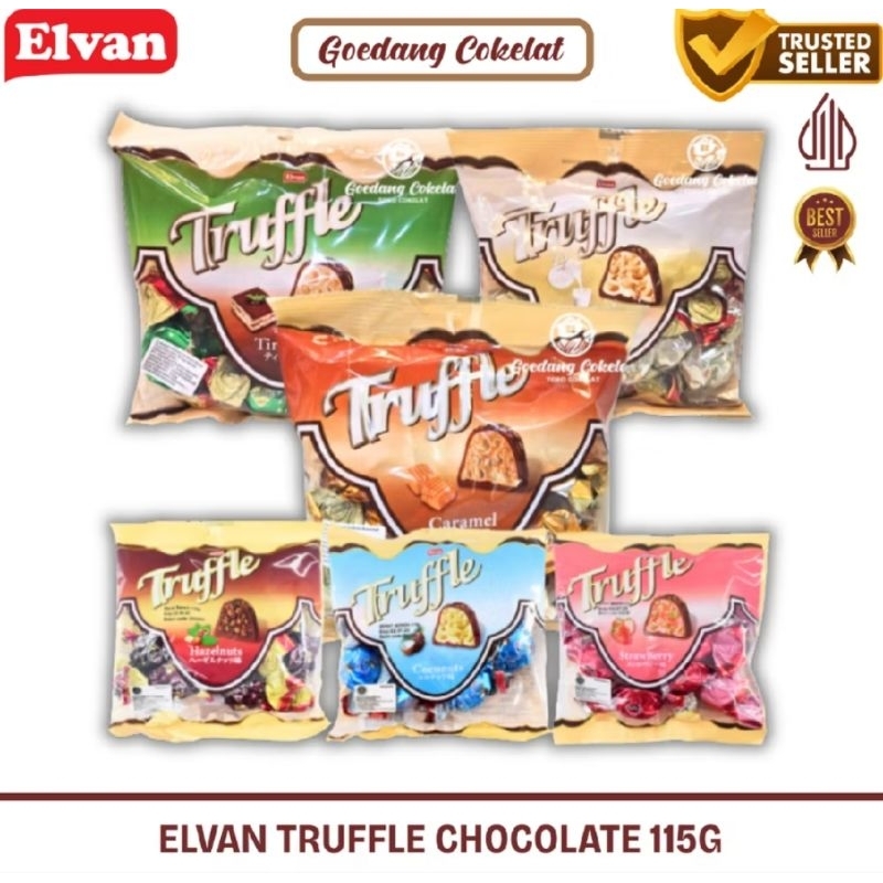

Cokelat Elvan Arab Turki | Truffle chocolate Caramel Milk Tiramisu Hazelnut Strawberry coconut