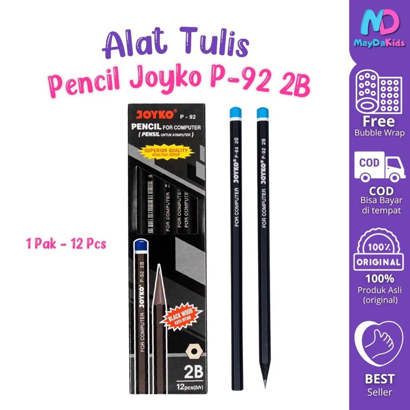 

MaydaKids - Pencil Pensil Joyko P-92 2B 1 BOX 12 PCS
