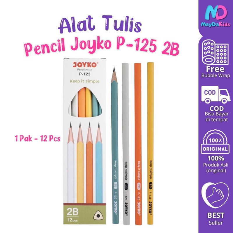 

MaydaKids - Pensil 2B Joyko P-125 (12pcs)