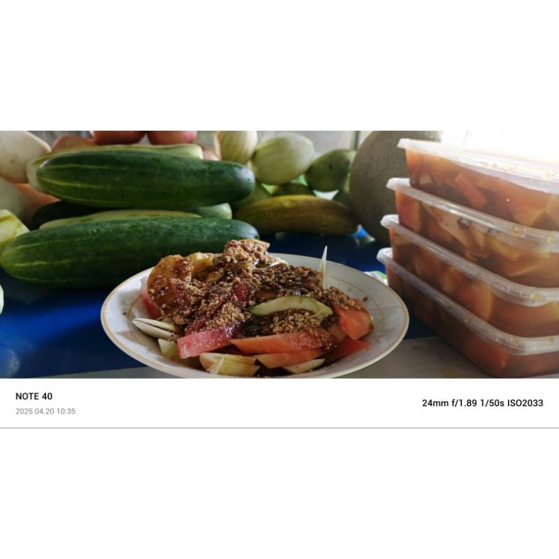 

rujak buah segar