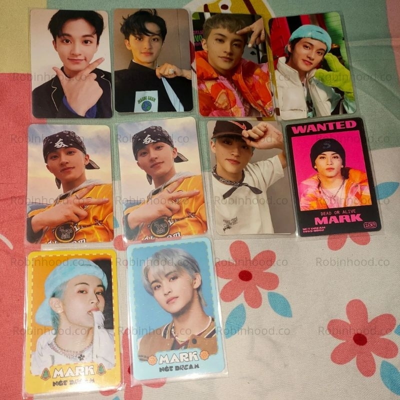 

Official Photocard Mark NCT dream 127 we go up wgu agent hello future glitch mode glimo mixtape digipack lenti candy tc concept