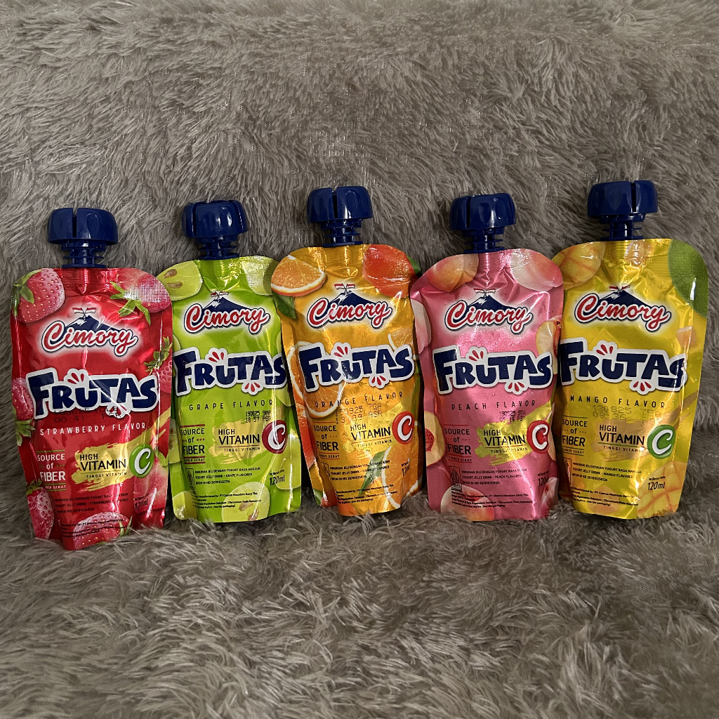 

Cimory Frutas Jelly Drink 120gr All Varian Semua Rasa Strawberry Mangga Anggur Jeruk Peach Stroberi Stroberry Stroberri Mango Grape Orange Chimory Cimori Enak Asli Murah Original Malang Jatim