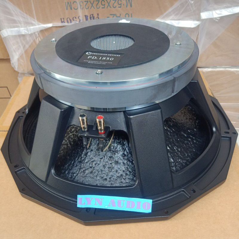 SPEAKER SUBWOOFER PRECISION DEVICES PD1850 VC 5 INCH PD 1850 KULIT JERUK COATING LUAR DALAM