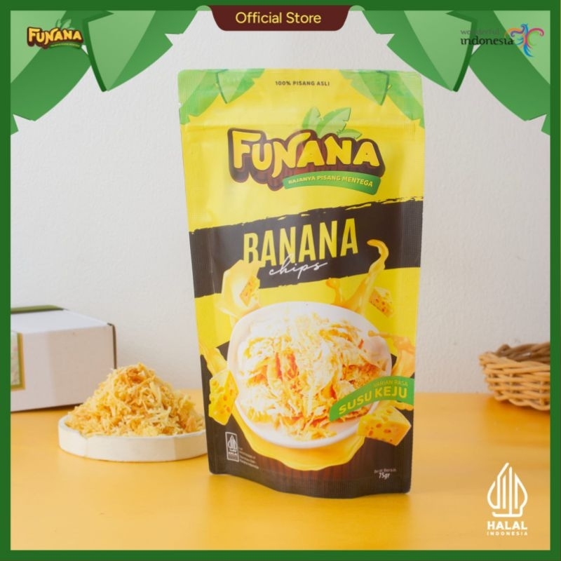 

Keripik Pisang Susu Keju | Banana Chips | Funana | Pisang Mentega