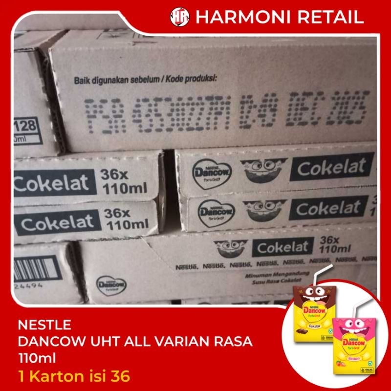 

Dancow UHT All Varian Rasa 110ml 1 dus isi 36 pcs