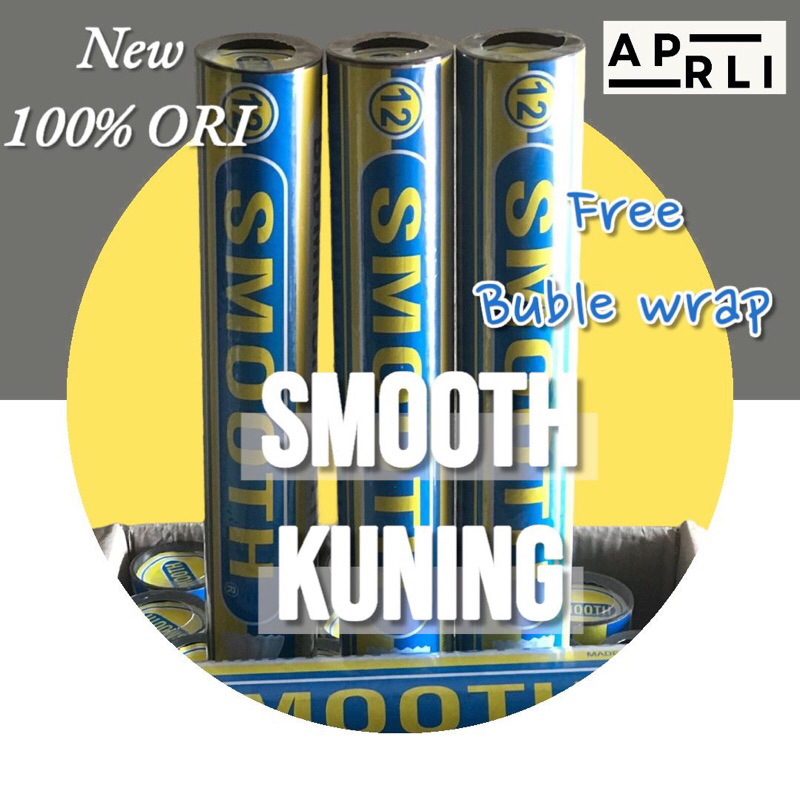 SHUTTLECOCK SMOOTH KUNING ORIGINAL (SHUTTLECOCK/KOK BADMINTON SMOOTH)/ BULU ANGSA/ Shuttlecock badmi
