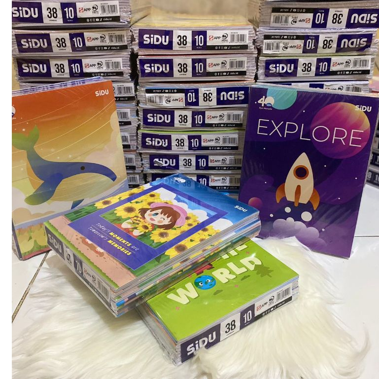 

BUKU TULIS SIDU 38 lembar ISI 10pcs