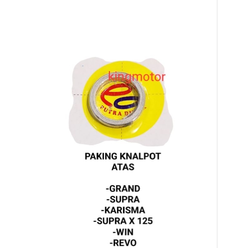 PAKING KNALPOT ATAS GRAND SUPRA KARISMA SUPRA X 125 WIN REVO DLL