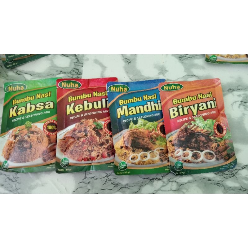 

Bumbu Nuha / Bumbu nasi kebuli / bumbu nasi basmati / bumbu briyani