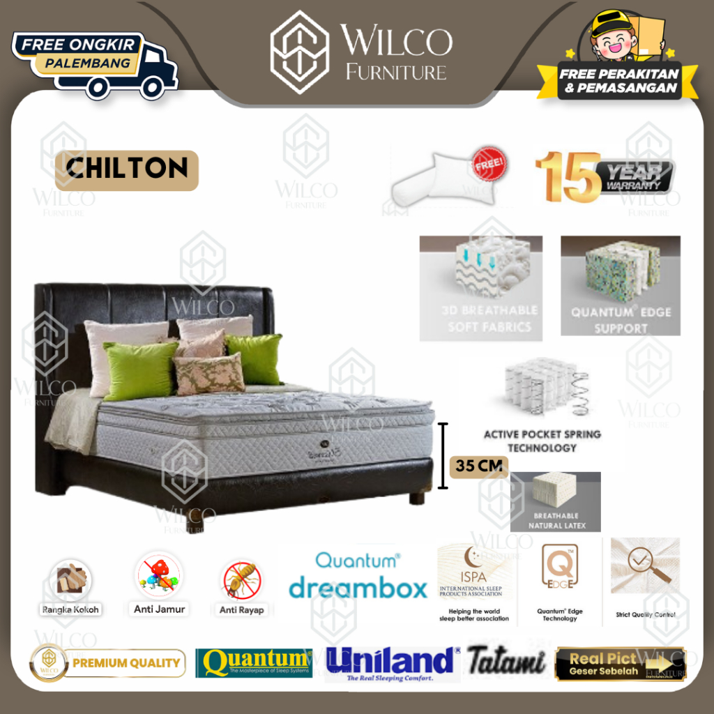 Kasur Matras Quantum Maxwell Poket Latex | Springbed Quantum Murah Palembang