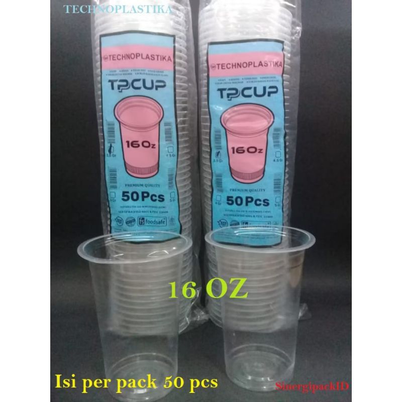 Cup 16 TC/Cup 16 Datar/Cup 16 Technoplastica/Cup Plastik 16/Cup Es Jeruk/Cup Thai Tea/Cup Boba