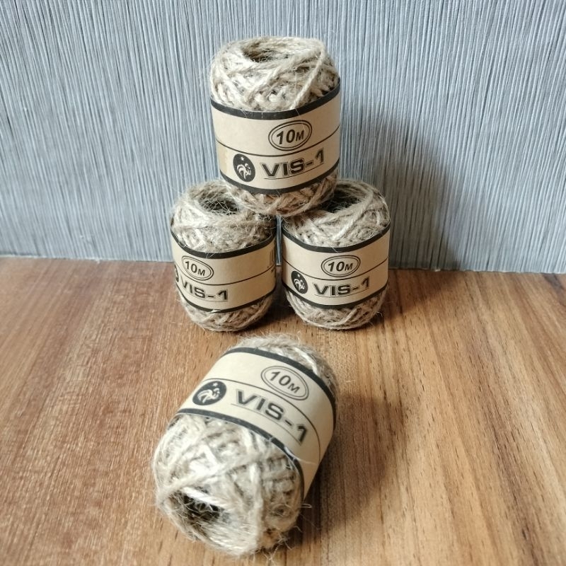 

Tali Rami Vis-1 JT-005 / Tali Jute, 10 Meter (per 1 roll)